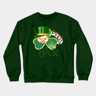 Cat Shamrock St Paddy's Day Crewneck Sweatshirt